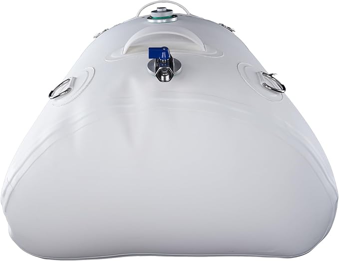 Marine Fuel Bladder for Boat Fuel Emergency Tanks Auxiliary Fuel Bladder Kit for Extended Range Fishing, Yachting, Sailing, Ferrying, Cruising Trips (White, 80 Gallons)