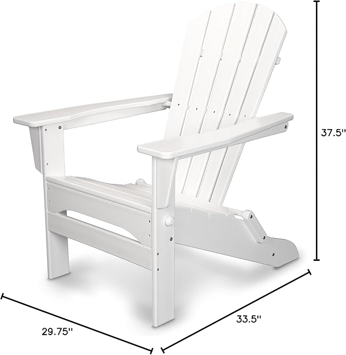 POLYWOOD Palm Coast Folding Adirondack Chair