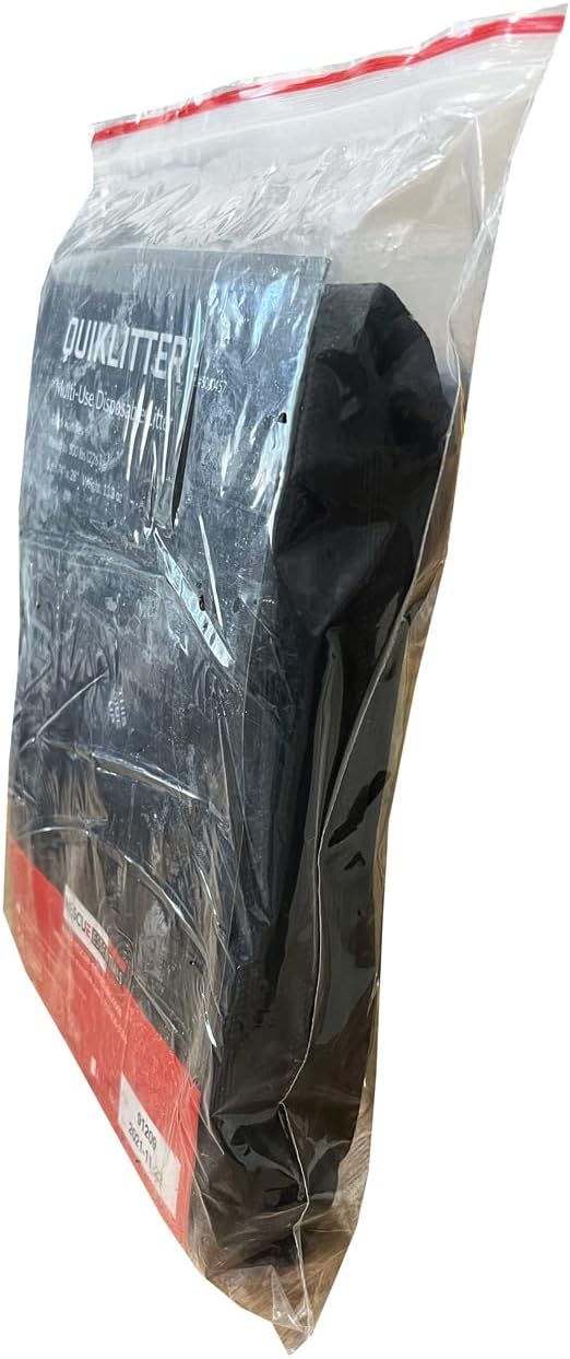 The Original Rescue Essentials Brand QuikLitter, Black Nylon Handles, Non-Woven Fabric, 500 Lb Rated, Low Cost, Disposable for Patient Transfer, Casualty Evacuation
