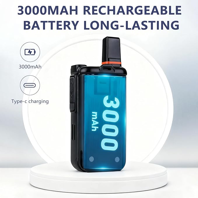 TIDRADIO TD-G18 Rapid Walkie Talkies Unlimited Range 6000+ Miles, Long Range Nationwide PTT 4G LTE PoC Radio with SIM Card Global Use for Family, Logistics, Company -6Pack