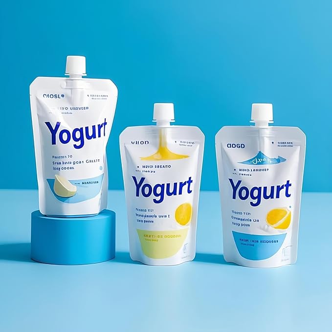Custom Print Reusable Drink Bags(Min order 1000 pcs), Personalized Drink Pouches, Stand up Spout Plastic Flask Pouch for Juice Milk Brewing Storaging Liquid Packaging（Exclude Shipping Fee）