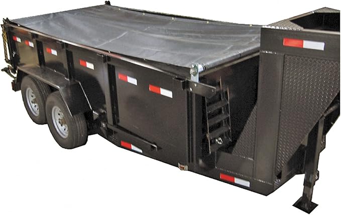 Buyers Products DTR5014 Aluminum Tarp System with Mesh Tarp, 5 x 14 Feet – Dump Body Tarp Kit, Heavy Duty Double-Stitched Hems, Brass Grommets, Telescoping Roller, Complete Hardware Included
