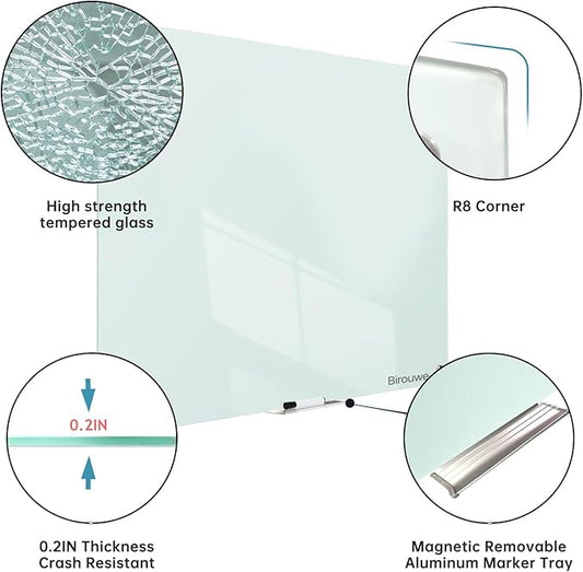 Glass Whiteboard 36 * 60Inches