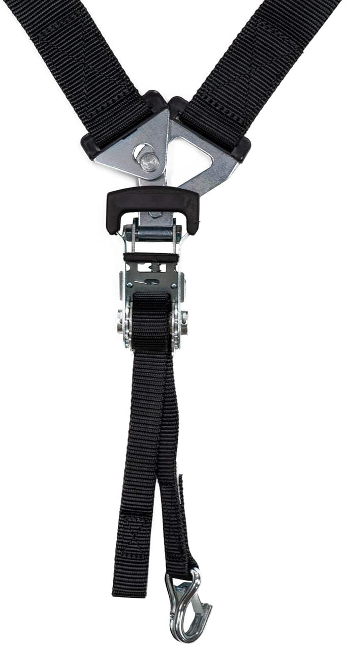 MotoTote TireSling Ratcheting Tie Down (1,940 lbs. Breaking Load Limit) – Innovative, Strap System for Motorcycle Tires