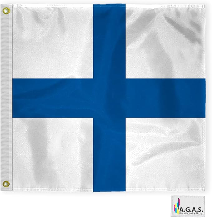 AGAS Xray Code X Marine Signal 2x2 Ft Flag - Printed 200D Nylon - Canvas Header - Brass Grommets - Colorfast & Stitched Edges - Nautical Boat Flag - Naval Code Signal Flag.