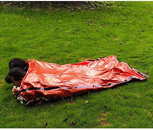 Emergency Sleeping Bag 2 Person Survival Sleeping Bags Thermal Bivy Sack Emergency Blanket for Camping Hiking