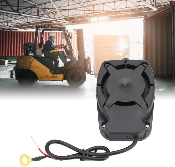 12V Electronic Buzzer Alarm 110DB – Loud Tone Horn Siren for Car Motorcycle Security, ABS Housing with 260mm Cord Length