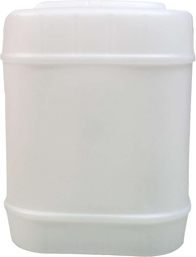Air Sea Containers | 19L / 5Gallon White Jerrican | White Jerrican Jug | Food Grade Quality | BPA Free | Perfect Container to Ship Chemicals & Liquids | Easy Stacking HDPE Containers