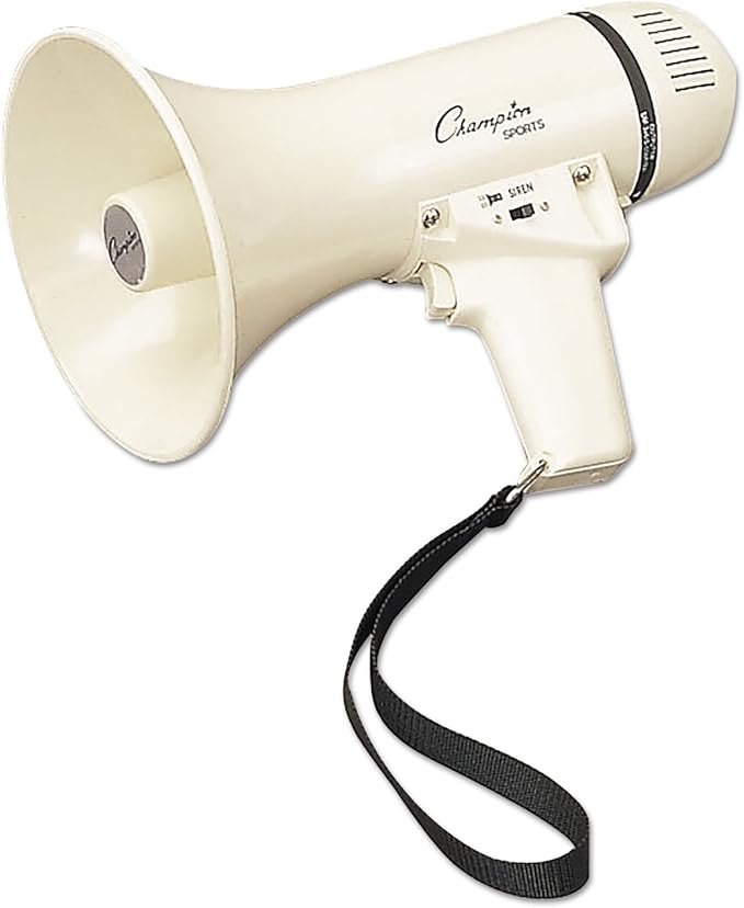Champion Sports Megaphone - Multiple Power Ranges and Features