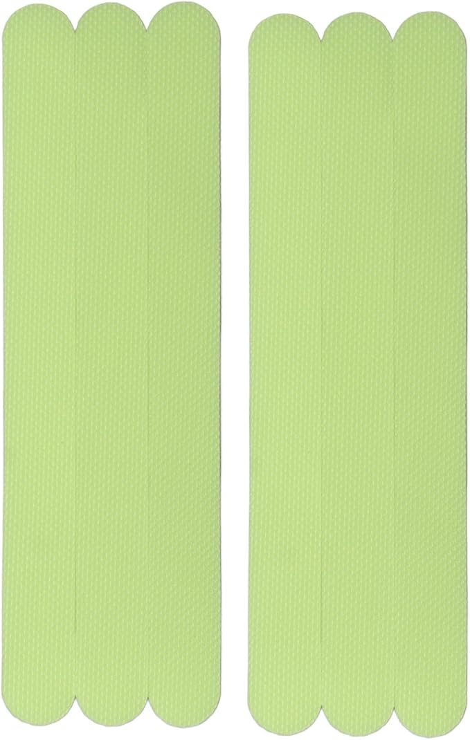 Tissting Glow in The Dark Tapes 20 x 2cm Luminous Photoluminescent Luminescent Emergency Roll Safety Egress Markers Exits Sign for Stairs, Walls, Steps(6 Strip Glow Green)