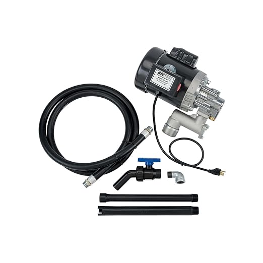 GPI - L5116 Heavy Duty Oil Transfer Pump for High Viscosity Fluids,16 QPM/4 GPM, 115/230 Volt AC (142100-01)