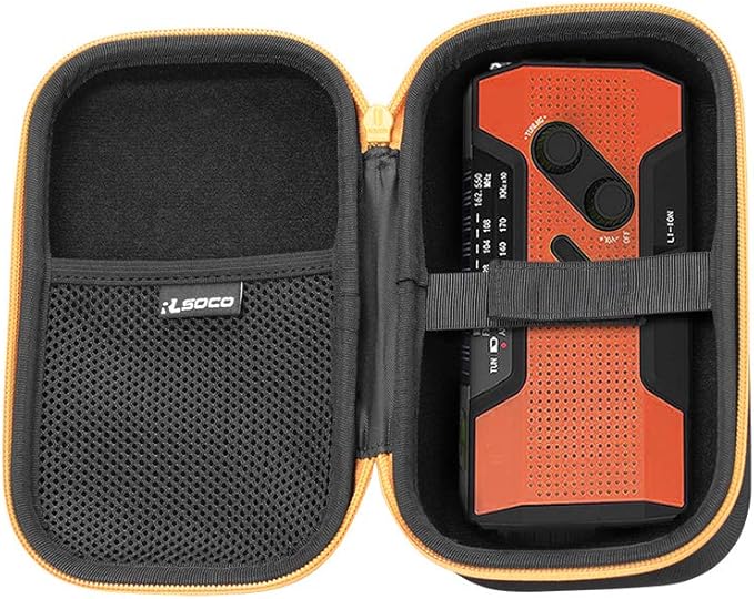 RLSOCO Hard Case Compatible with FosPower NOAA Emergency Weather Radio A1 7400mWh/A3 14800mWh Portable Power Bank (Case Only)