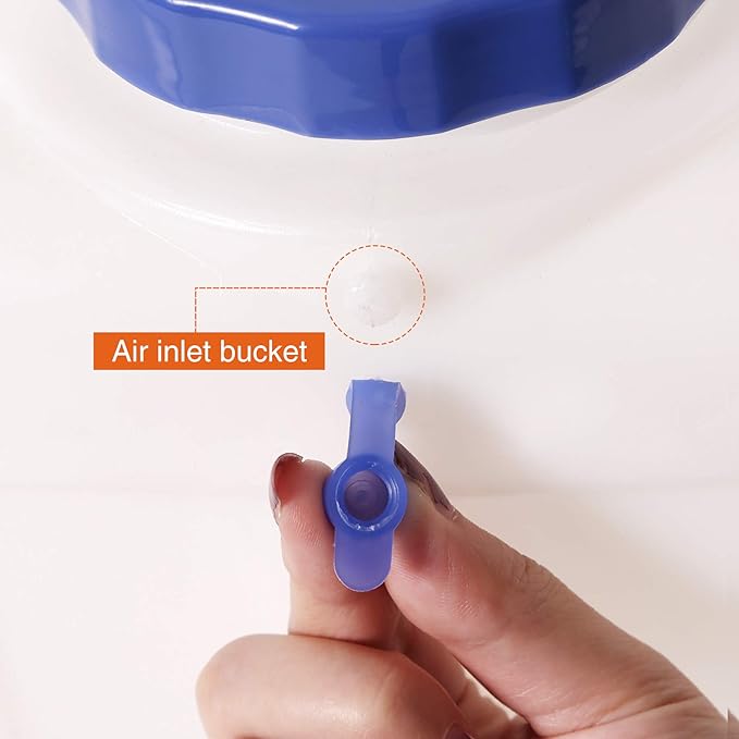 4 Gallon/15L Water Container with Spigot, Portable BPA Free Water Jug, Multifunction Water Tank for Camping Outdoor Hiking Picnic Supplies, Emergency Stroage