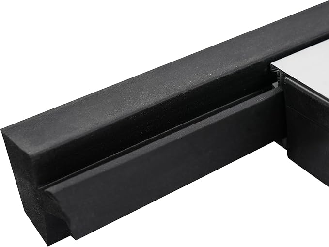 Reusable Aluminum Flood Barrier Heavy Duty Water Baffle for Garage, Basement & Entryway Protection - Modular Design, Easy Setup & Includes Mounting Kit