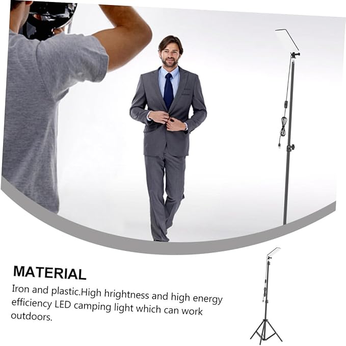 Led Camping Lantern Tripod Stand Portable Weatherproof Outdoor Light for Hiking Fishing and Emergency Situations