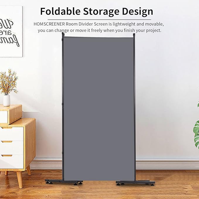 Room Divider 6FT Folding Privacy Screens, 3 Panel Partition Room Dividers w/Freestanding Design, Portable Wall Divider for Room Separtation, Fabric Screen Panel for Home Office Bedroom Dorm