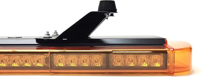 CFLMYYXGS 55" 104 LED Amber Warning Light Bar with Digital Controller 26 Flash Patterns 1W High-Intensity Beacons for Trucks Work Vehicles Weatherproof Emergency Strobe Lights (55 inches 104 LED)