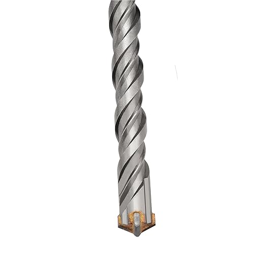 1/2 in x 18 in (12 x 460mm) SDS Plus Rotary Hammer Drill Bit, Concrete Drill Bit for Concrete, Brick, Cement and Stone, Length : 460mm / 18 inch, 1/2 inch （ 12mm