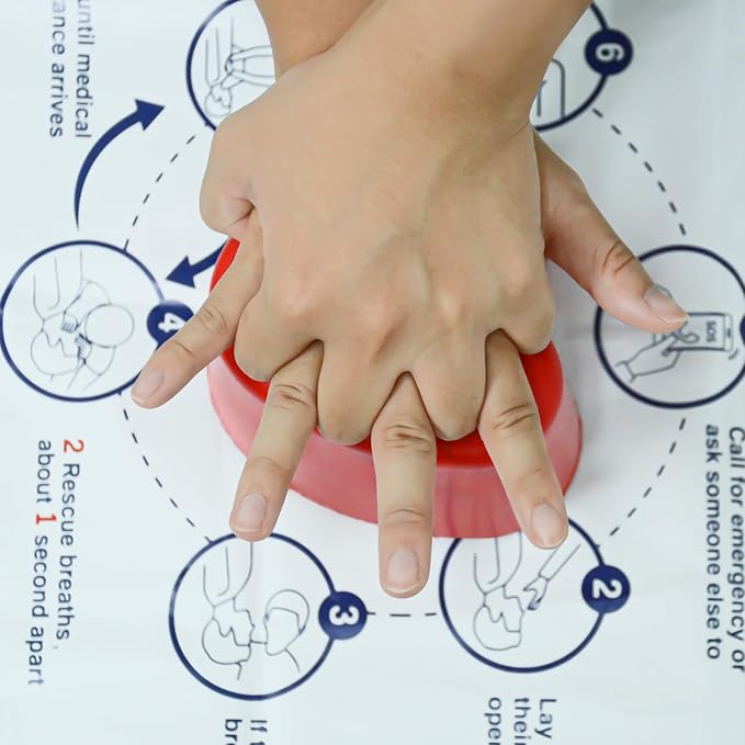 CPR Saver Training Kit，Hands Only CPR Trainer for First Aid Instructors, Nursing Students, and Medical Professionals