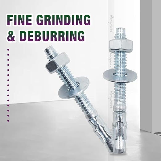 1/4" x 2-1/4" Wedge Anchor, for Cement and Concrete only, zinc-Plated Carbon Steel Screws and lag Bolts （30 pcs