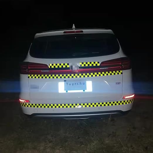 Reflective Tape 4 Inch x 68 Feet, Outdoor Waterproof High Visibility Adhesive Stickers, High Intensity Reflector Strips