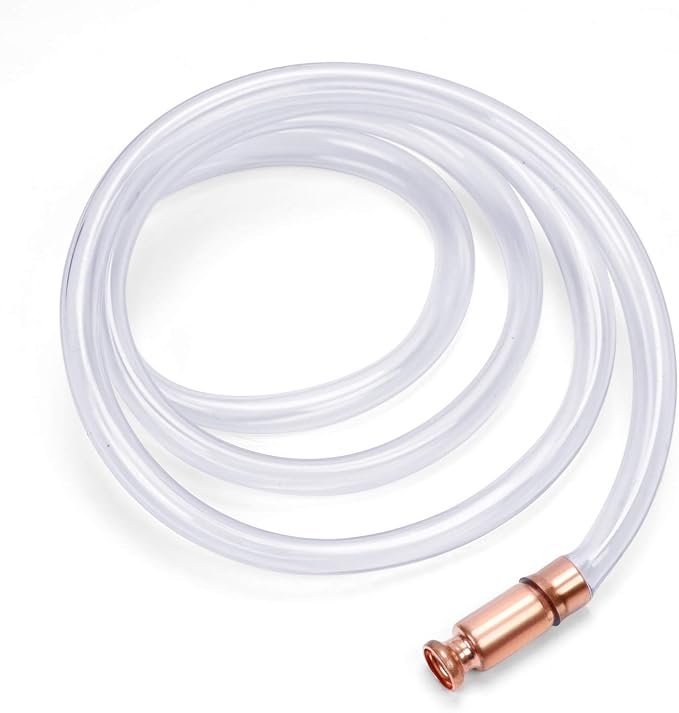 HORUSDY Diesel Mechanical Gas Siphon 10FT Multi-Purpose Super Easy Siphon Pump,3/4" Valve Virgin Grade Tubing Safe