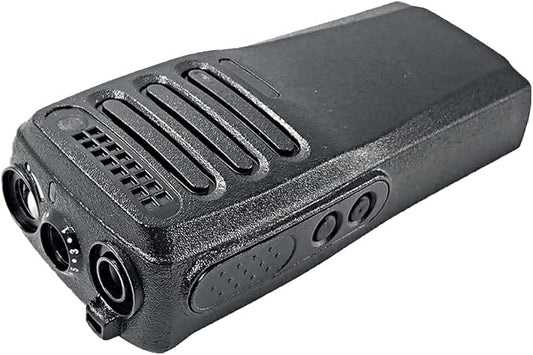 Amasu Black 16 Channel Replacement Housing Case Compatible with CP200D with Buttons Channel PTT Button