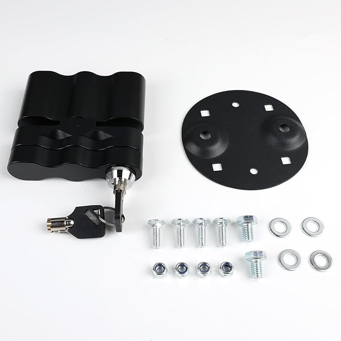 RX-LOX-PM Pack Mount Lock with Key – Compatible with Gasoline Pack, Storage Box, and Fuelpax Standard Pack – 1 Piece