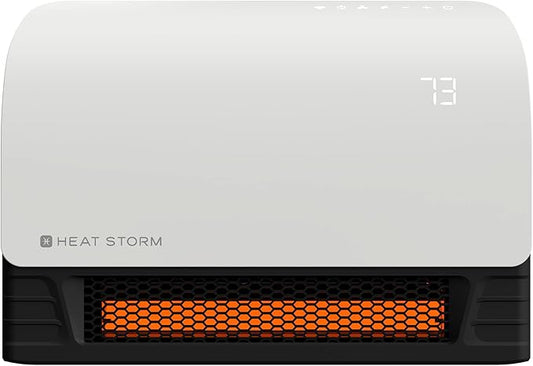 Heat Storm 1500-Watt Sedona WiFi Infrared Wall Mountable Heater,White