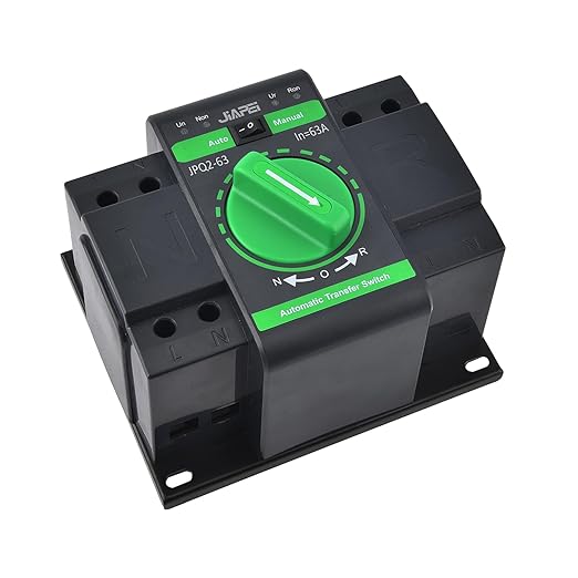 110V 50/60Hz 2P 63A ATS Dual Power Automatic Transfer Switch - Changeover Switch for Generators