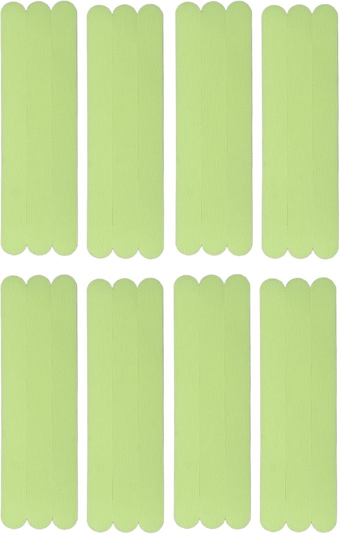 Tissting Glow in The Dark Tapes 24 Strip Green 20 x 2cm - Luminous Safety Egress Markers for Stairs, Walls, Steps, Emergency Exit Signs