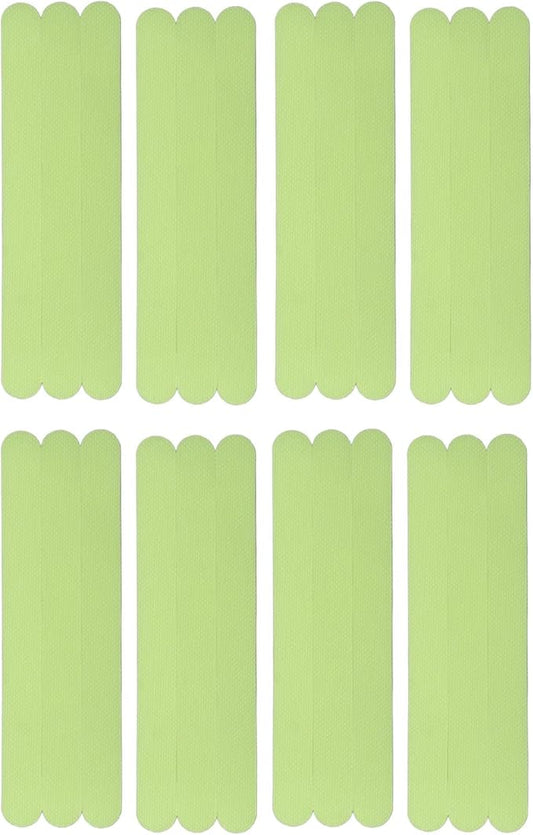 Tissting Glow in The Dark Tapes 24 Strip Green 20 x 2cm - Luminous Safety Egress Markers for Stairs, Walls, Steps, Emergency Exit Signs