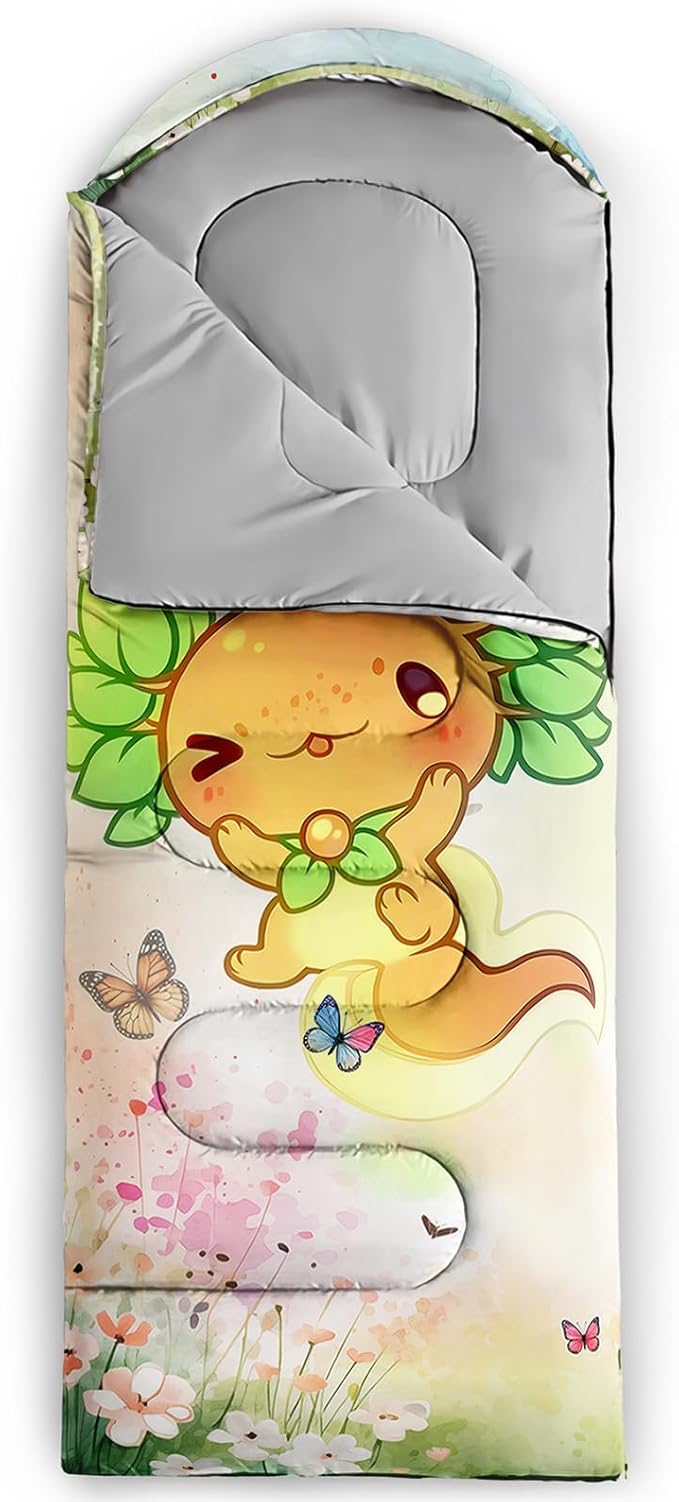 QOOMO Camping Sleeping Bags,3 Season Warm & Cool Weather,Lightweight,Waterproof Sleeping Bags for Adults & Kids,Traveling,and Outdoors,Camping Gear Equipment