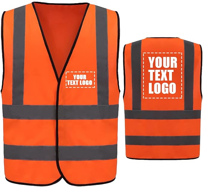 AK Safety Vest- Reflective, Personalized Hi Viz Vests with Custom Logo