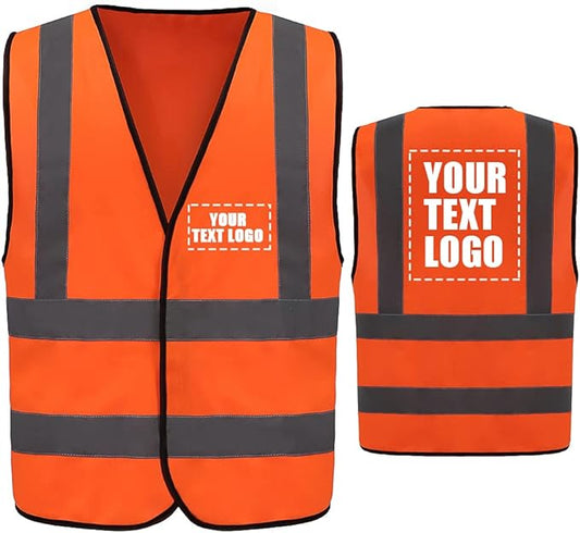 AK Safety Vest- Reflective, Personalized Hi Viz Vests with Custom Logo