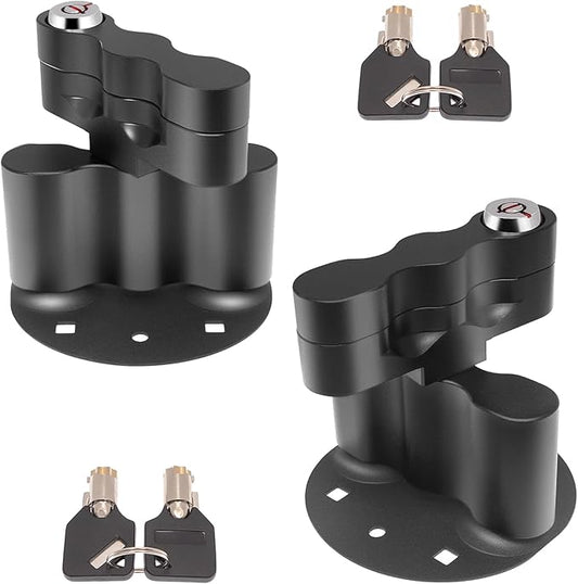 Geloo RX-LOX-PM Pack Mount Lock with Keys Locking Pack Mount Fits for RotopaX Standard Fuel Pack Storage Box Water Container Gasoline Pack Can Mounts-2 Packs