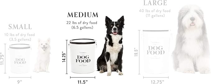 Harry Barker Pet Food Storage Collection, Bon Chien Food Storage - Medium