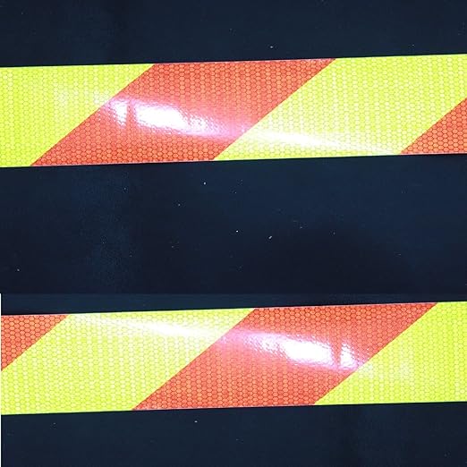 Reflective Tape 3 Inch x 168 Feet, Outdoor Waterproof High Visibility Conspicuity Strong Adhesive Reflector for Vehicles