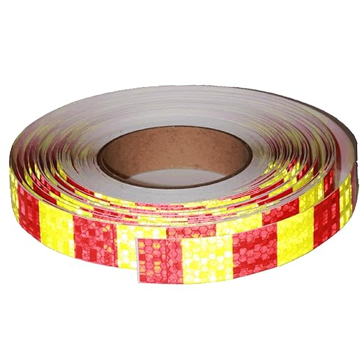 Reflective Tape 1 Inch x 168 Feet, High Visibility Warning Conspicuity Reflector, Night Safety Sticker for Car Trailer