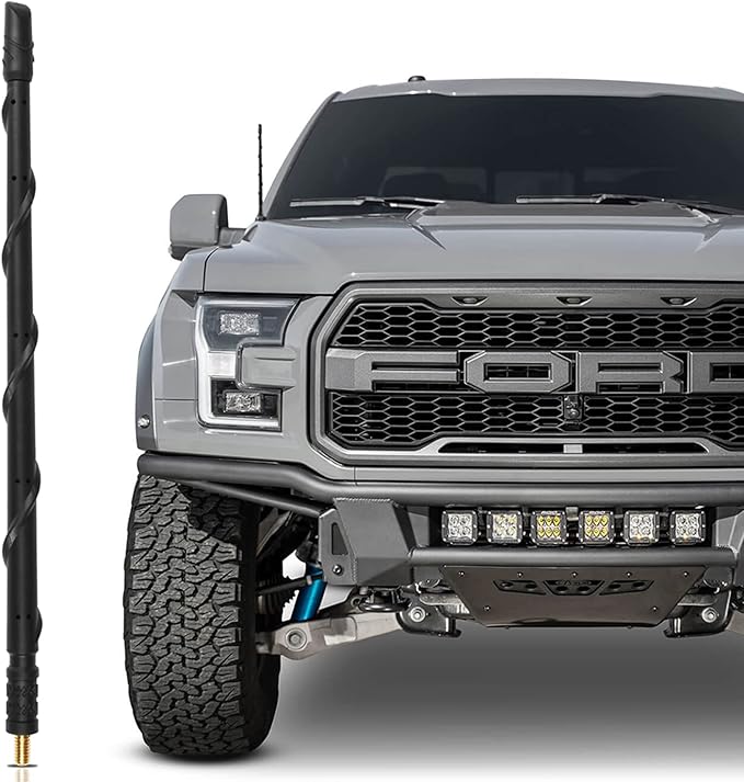 VOFONO 13 Inch Antenna for Ford F150 2009-2025, F250 F350 2017-2025, Flexible Rubber Truck Antenna Short Replacement F-150 F250 F350 Accessories