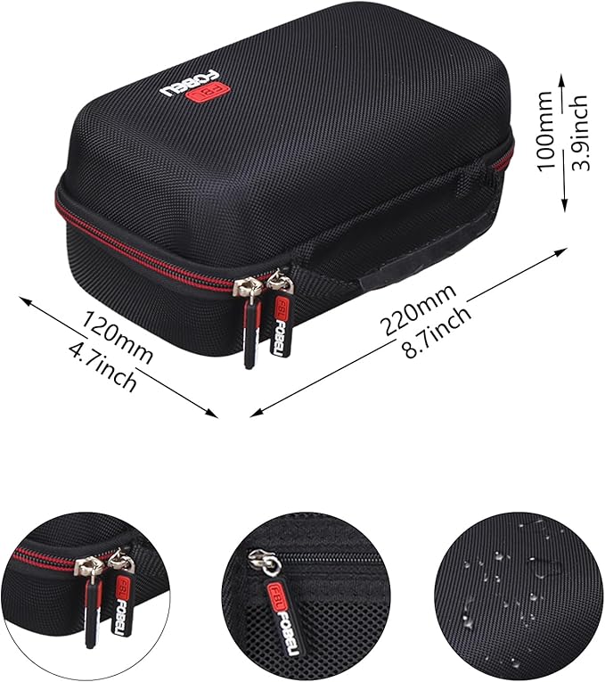 FBLFOBELI Hard EVA Storage Case Compatible with Midland ER310/ER310PRO/ER210 /ER300/ER50 Emergency Crank Weather AM/FM Radio, Portable Travel Container Bag (Case Only) (Black)