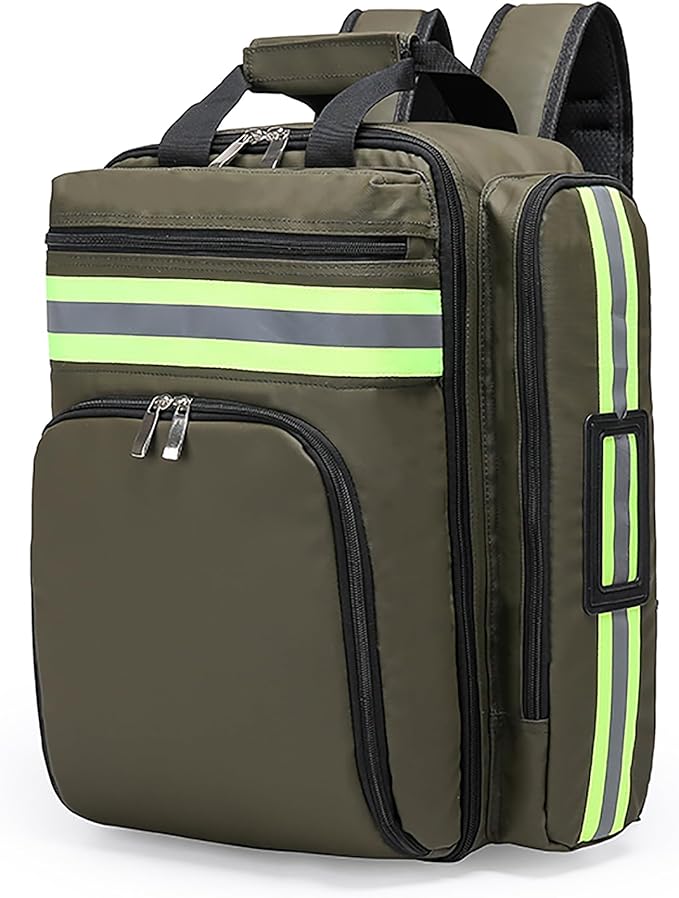 Medical Bag Empty First Aid Backpack, Medicine Mag Empty Emergency Bag,Medical Bag Organizer，Emergency Medical Backpack,First Aid Backpack, Medicine Mag (Bag Only)