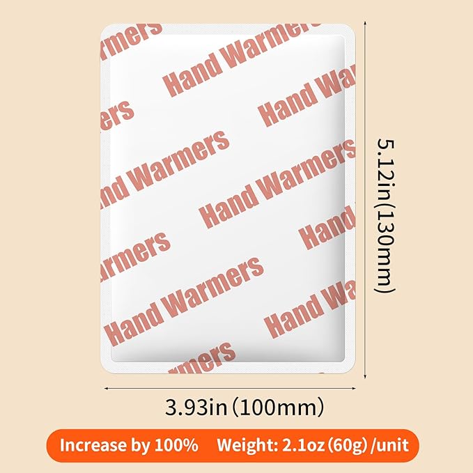 Hand Warmers Disposable - Up to 20 Hours of Heat - 6/20 Pack Super Long Lasting Air Activated Warmers, All Natural & Portable for Body, Hands & Toes - Odorless Hot Warmer Heater for Outdoor Sport