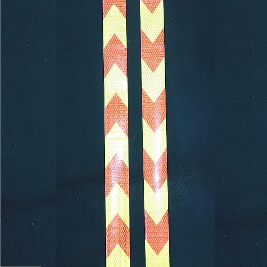 Reflective Tape 1 Inch x 68 Feet, High Visibility Warning Conspicuity Reflector, Night Safety Sticker for Car Trailer