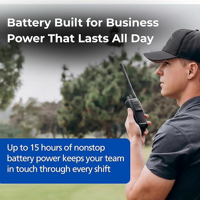 KENWOOD ProTalk NX-P1300AU 5W UHF Business Radio – in-Building Coverage, 64 Channels/4 Zones, Up to 15-Hour Battery, Loud 1,000 mW Speaker, Rugged MIL-STD 810 & IP54/55, Upgradable NXDN Digital
