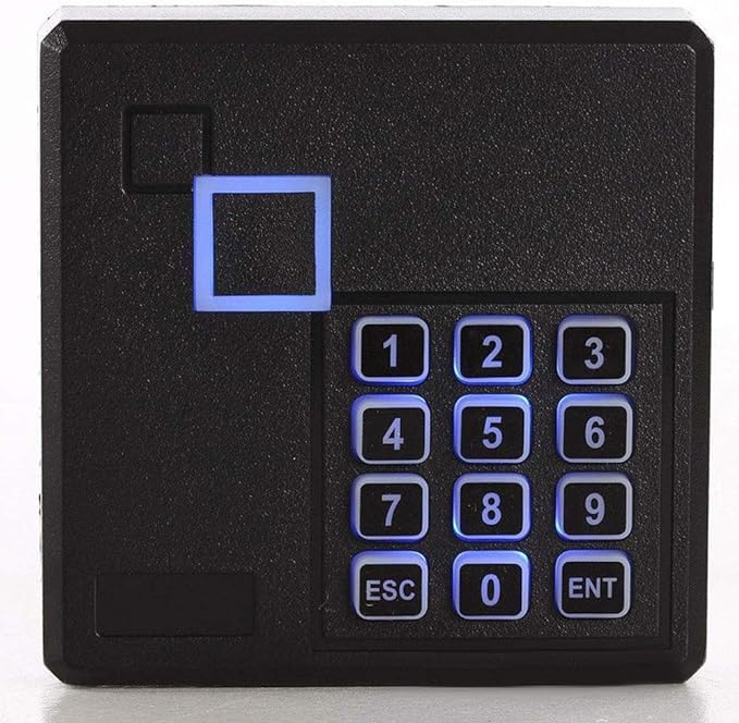 MENGQI-CONTROL TCP/IP One Door Card/Fob/PIN Code Access Control Track History Records Door Entry System Magnetic Lock Keypad Reader Metal Exit Button 110V Power Supply