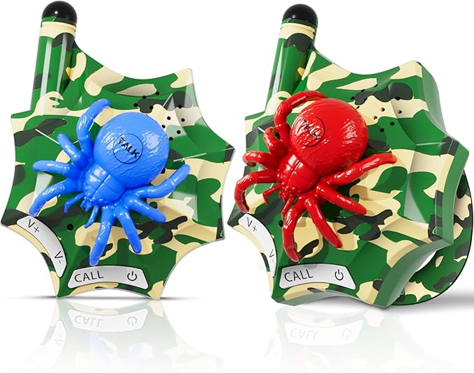 Walkie Talkies for Kids Toys for Boys Girls 3 4 5 6 7 8 9 10+ Years Old Long Range 2 Way Radio Birthday Gift for Ages 4-6 6-8 Camping Outdoor Games Toddlers Easter Christmas Stocking Stuffers