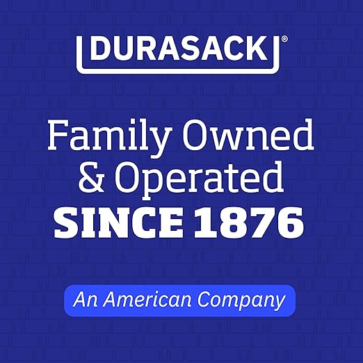 DURASACK Heavy Duty Sand Bags with Tie Strings Empty Woven Polypropylene Sand-Bags for Flood Control with 1600 Hours of UV Protection, 50 lbs Capacity, 14x26 inches, Yellow, Pack of 10