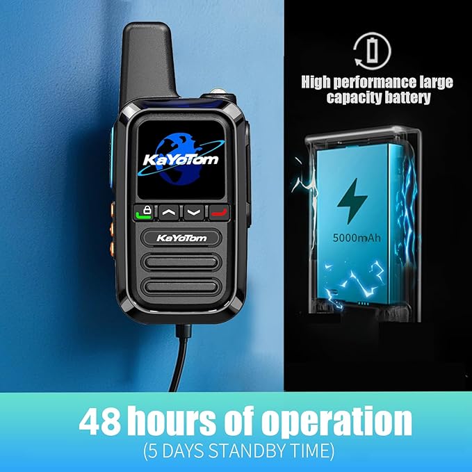 12 Pack Global Walkie Talkie-Unlimited Distance Walkie Talkie-Long Distance walkie Talkie with Clear Audio for Truck Drivers to Communicate remotely During Logistics Operations(SIM Card Included)