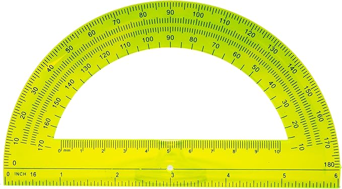 Math Pencil Bag Kit – Mechanical Pencils, Protractor, Pens, Highlighters, Lead Refills & Erasers – Complete Math Tool Kit – Middle & High School Supplies – Zipper Pouch Set for Students